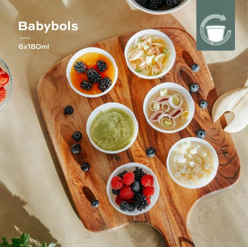 BABYMOOV Babybols pojemniki 6 x 180 ml EKO bio-materiał