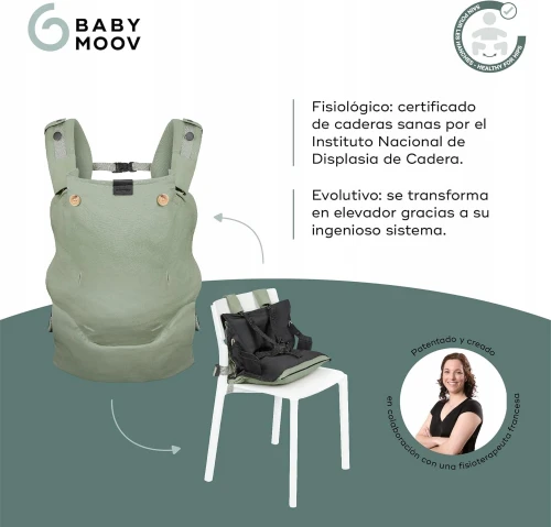 BABYMOOV MOOV&amp;BOOST nosidełko ergonomiczne podwyższenie 2w1 "O