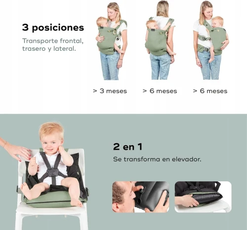BABYMOOV MOOV&amp;BOOST nosidełko ergonomiczne podwyższenie 2w1 "O