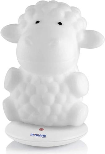 MINILAND Night Sheep lampka nocna LED 5 kolorów 12,5 cm