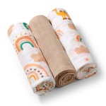 BabyOno pieluszki MUŚLINOWE x3