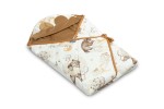 SENSILLO otulacz z uszami VELVET XL 115x115cm
