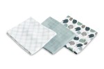 PIELUCHA BAMBUSOWA 3-pak JEŻYK BLUE 70X80