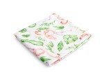 PIELUCHA MUŚLINOWA  FLAMINGI 70x80