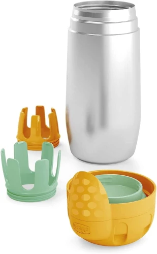CHICCO termos ze stali + 2 wkładki do butelek 2 "O