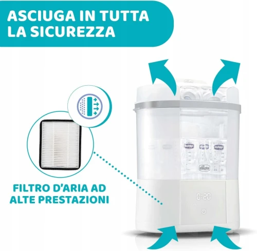 CHICCO sterylizator parowy z suszarką All in One "O