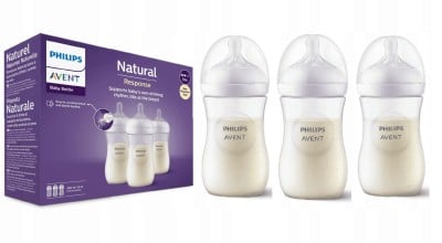 PHILIPS AVENT Natural RESPONSE butelka 260 ml 1msc+ x3 "N