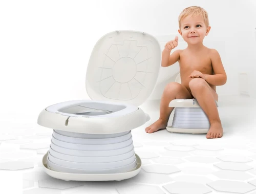 NK składany nocnik turystyczny przenośna toaleta + worki i etui