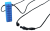 TILCARE Chew Chew naszyjnik gryzak uspokajający 1,8 x 6,4 cm NIEBIESKI