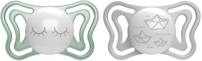 CHICCO PhysioForma smoczek x2 16-36m ŚWIECĄCE