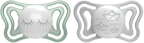 CHICCO PhysioForma smoczek x2 16-36m ŚWIECĄCE