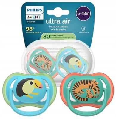 PHILIPS AVENT Ultra Air smoczki x 2 6-18msc