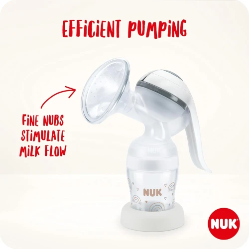 NUK laktator ręczny + butelki Perfect Match 150ml zestaw