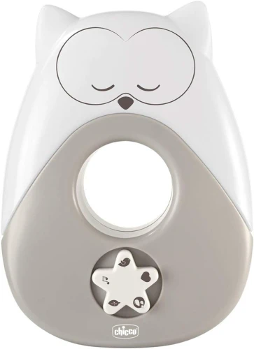 CHICCO Sweet Lights lampka nocna z melodiami i dźwiękami SOWA 13,5 x 18 cm