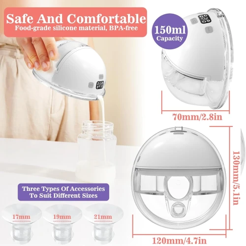 YADOBIG hands free podwójny laktator 4tryby BPA free
