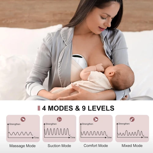 BAEMEE hands free podwójny laktator 4tryby BPA free LED