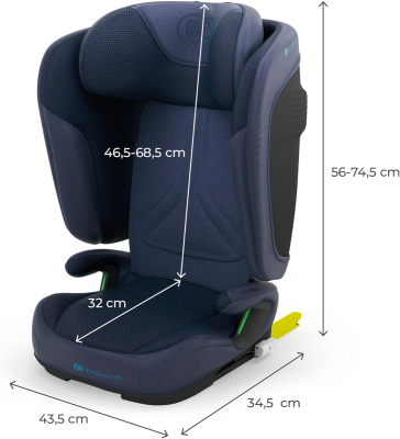 KINDERKRAFT UNITY 2 fotelik samochodowy 100-150cm ISOFIX
