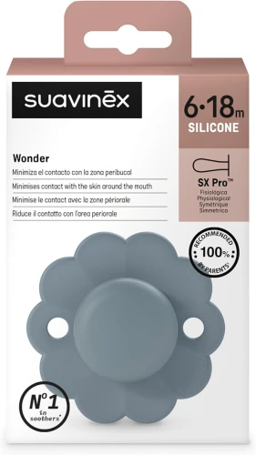 SUAVINEX Wonder smoczek uspokajający 6-18msc silikon SX PRO