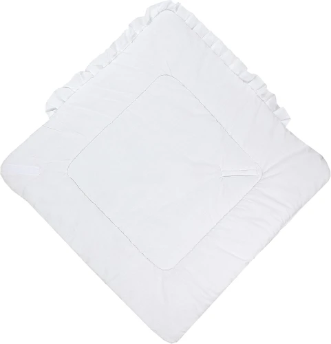 TUPTAM rożek becik 70 x 70cm z falbanką