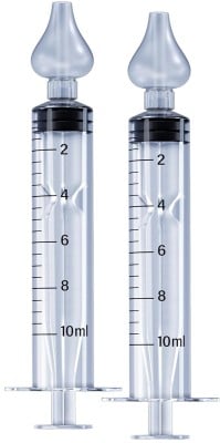 PORTENTUM irygator strzykawki do nosa 2 sztuki 10 ml