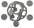 MCGMITT Teether Ball silikonowy gryzak 10 cm