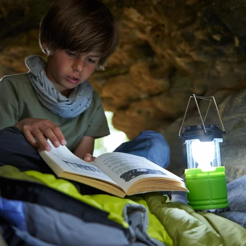 HABA Terra Kids przenośna lampa LED z uchwytami i schowkiem 8,5 x 19 cm