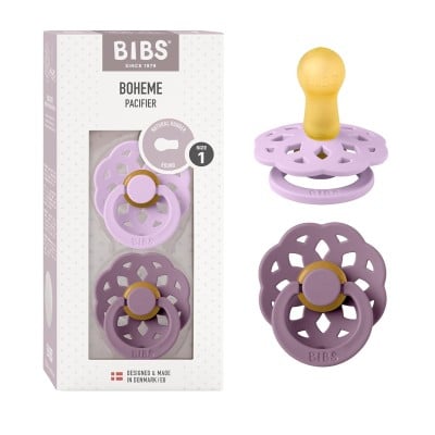 BIBS BOHEME smoczki uspokajające 2pack 0-6msc