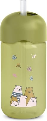 SUAVINEX Straw Trainer Cup kubek niekapek ze słomką 340 ml 18 m+