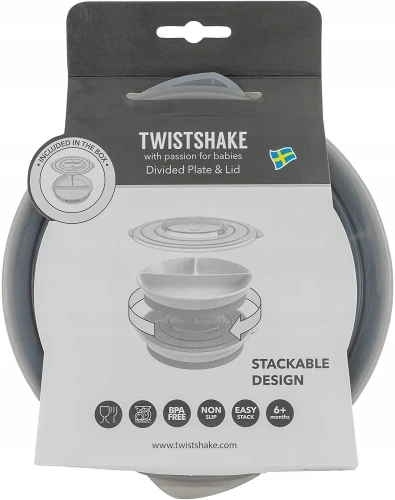 TWISTSHAKE mata CLICK MAT z talerzykiem 6msc+ "N