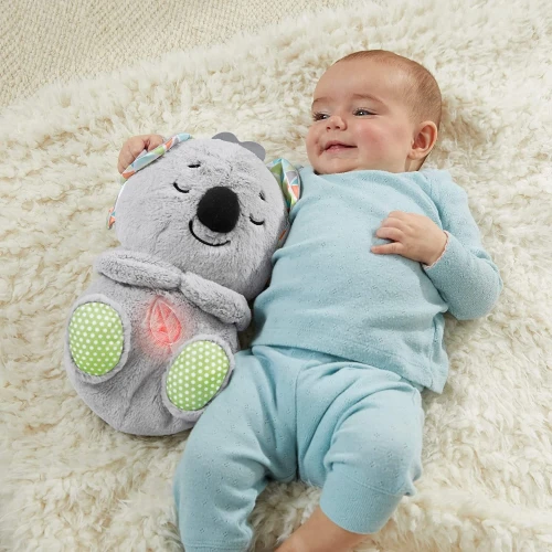 FISHER-PRICE śpiący KOALA oddychający brzuszek "O