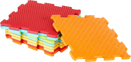 LUDI mata składana puzzle SENSORYCZNE 90x90 "O