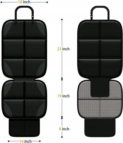 MHO+ALL maty pod foteliki samochodowe KIESZENIE "N
