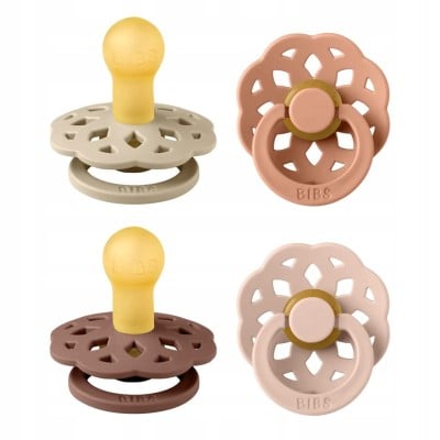 BIBS BOHEME smoczki uspokajające 4pack 0-6msc "O