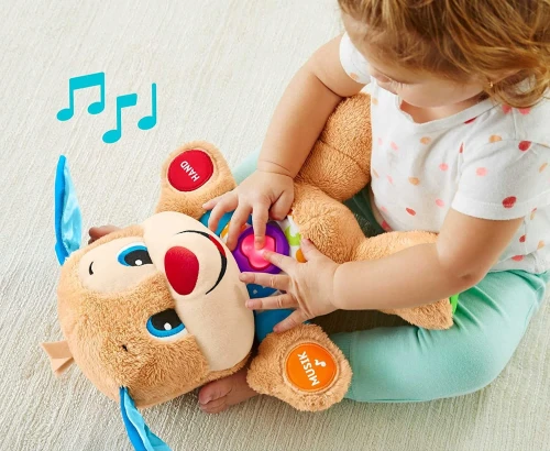FISHER-PRICE szczeniaczek uczniaczek j. niemiecki "O