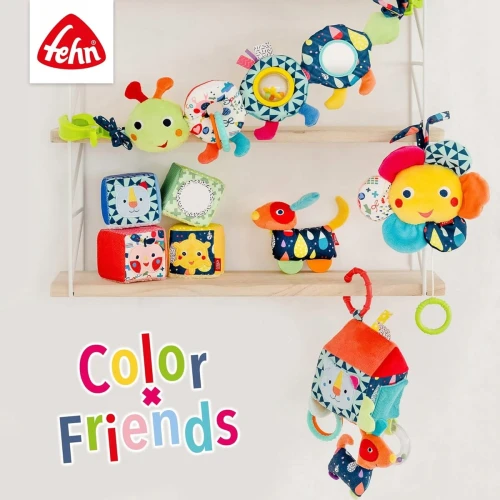 FEHN Color piłka materiałowa z dźwiękiem 16cm "O