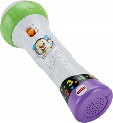 FISHER-PRICE FBP32 interaktywny mikrofon dla dzieci JĘZYK NIEMIECKI "O