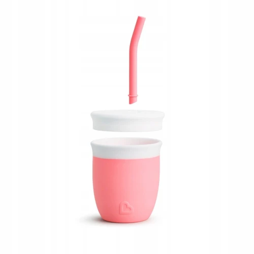 MUNCHKIN C'est Silicone! kubek ze słomką 6msc+ 120ml "N