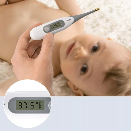 REER ExpressTemp termometr elektroniczny LCD ze złotą końcówką "O