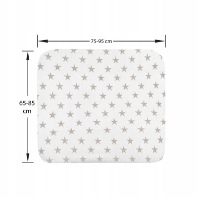 LILLY&amp;BEN pokrowiec na przewijak frotte 50x70 x2 "N