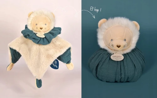 DOUDOU et COMPAGNIE lew przytulanka 25 cm "N