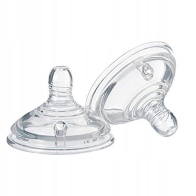 TOMMEE TIPPEE smoczek do butelki CLOSER TO NATURE 6msc+ x2 "N