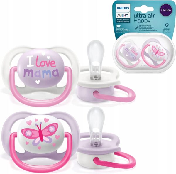 PHILIPS AVENT Ultra Air smoczki x 2 0-6msc - obrazek 2