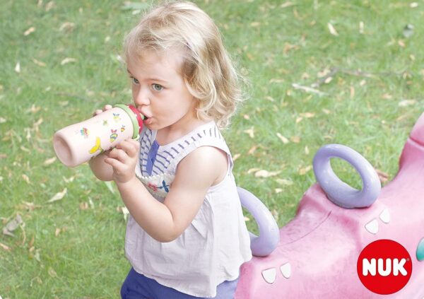 NUK Sports Cup BUTELKA 24 m+ ustnik push-pull 450 ml EFEKT KAMELEONA - obrazek 5
