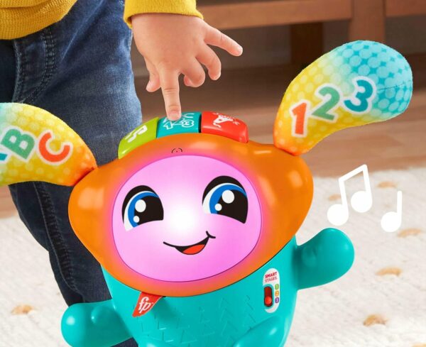 FISHER-PRICE Интерактивен DJ Hupfi Singing Dance 75 J. Германски дейности - Снимка 3